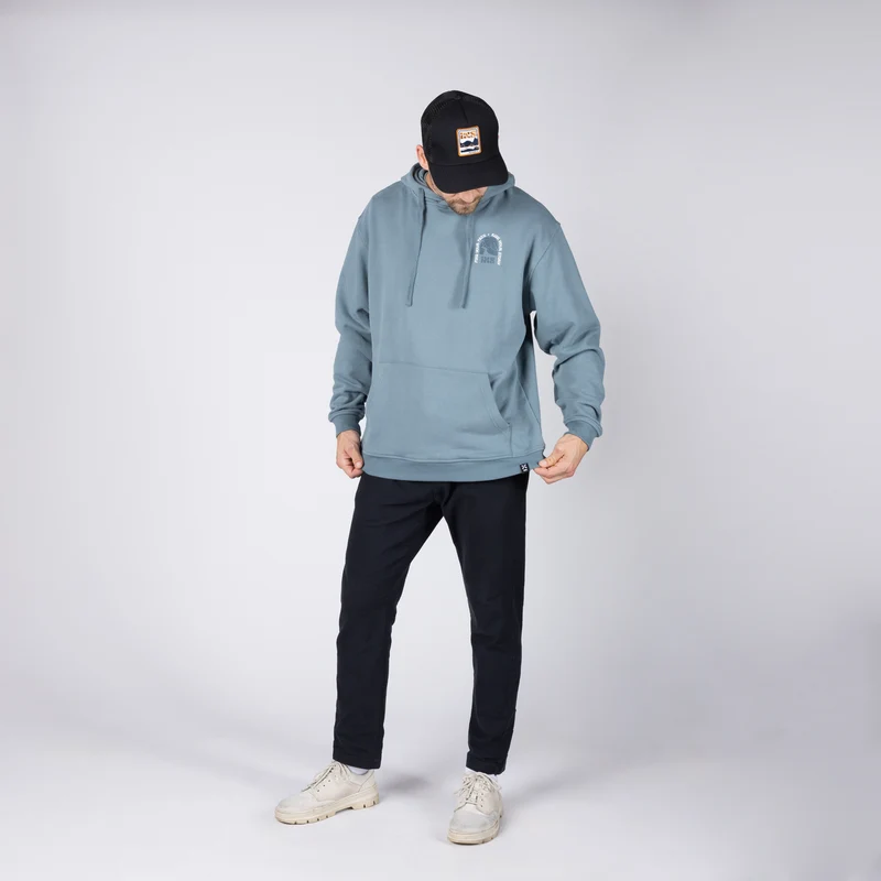 Graphic 1.0 Hoodie - blau grau