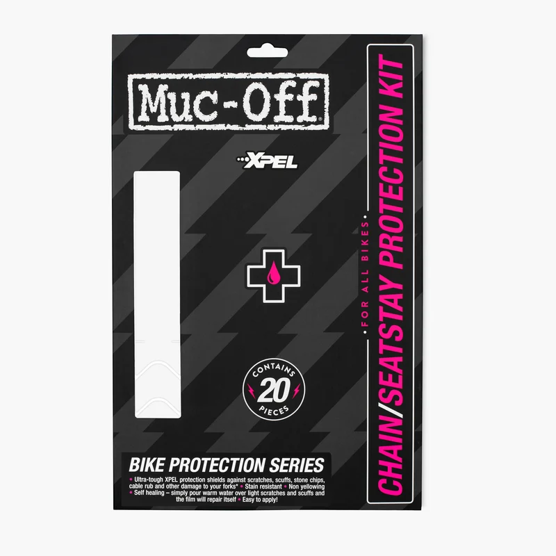 Chainstay/Seatstay Protection Kit - Clear Matt