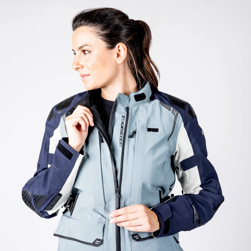 Tourster-STX 2.0 WMS Laminatjacke - dunkelblau-blau grau-cool grau