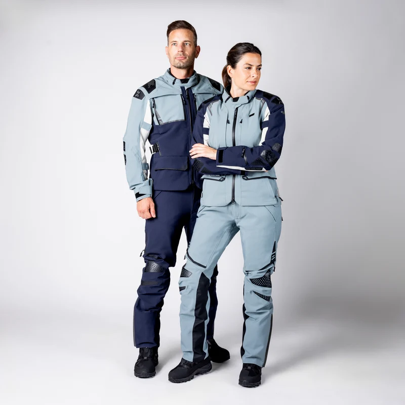 Tourster-STX 2.0 WMS Laminatjacke - dunkelblau-blau grau-cool grau