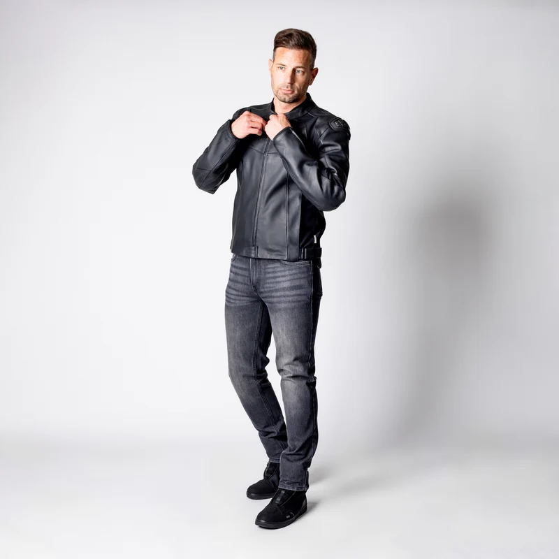 Ace 1.0 Lederjacke - schwarz