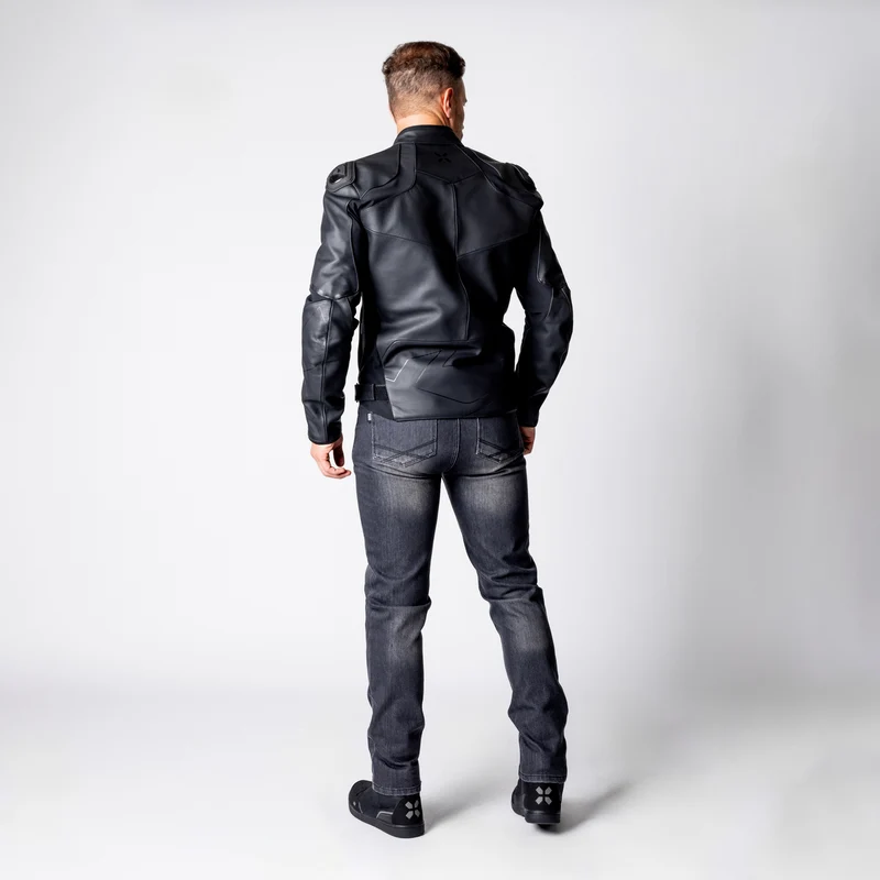 Ace 1.0 Lederjacke - schwarz
