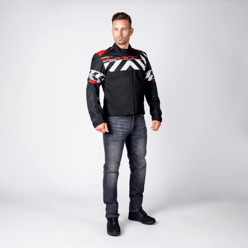 Rapid-STX 2.1 Laminatjacke - schwarz-rot-grau