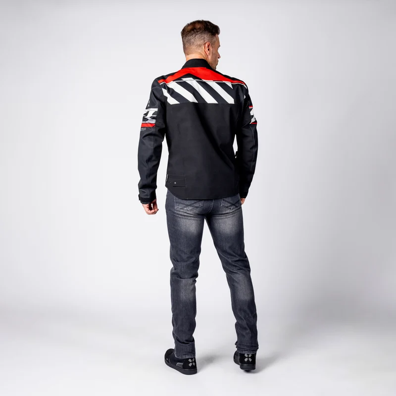 Rapid-STX 2.1 Laminatjacke - schwarz-rot-grau