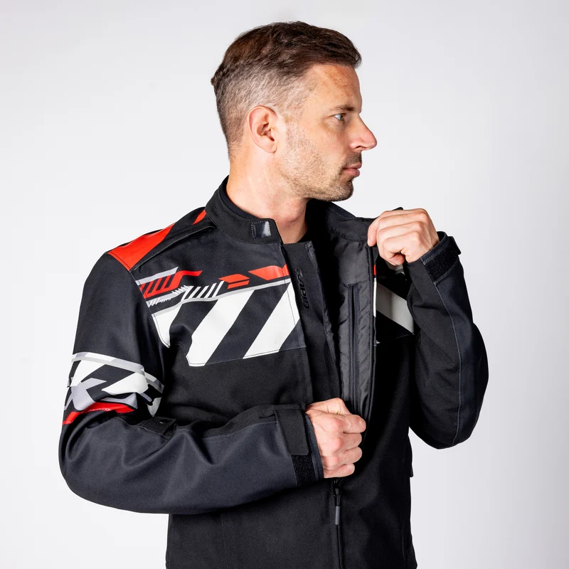 Rapid-STX 2.1 Laminatjacke - schwarz-rot-grau