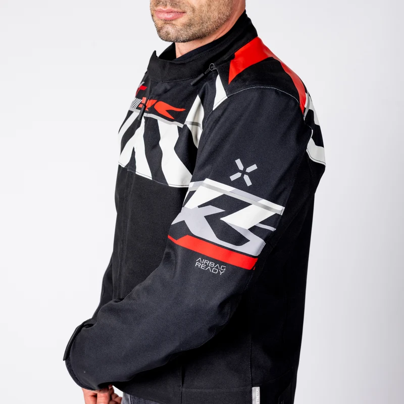 Rapid-STX 2.1 Laminatjacke - schwarz-rot-grau