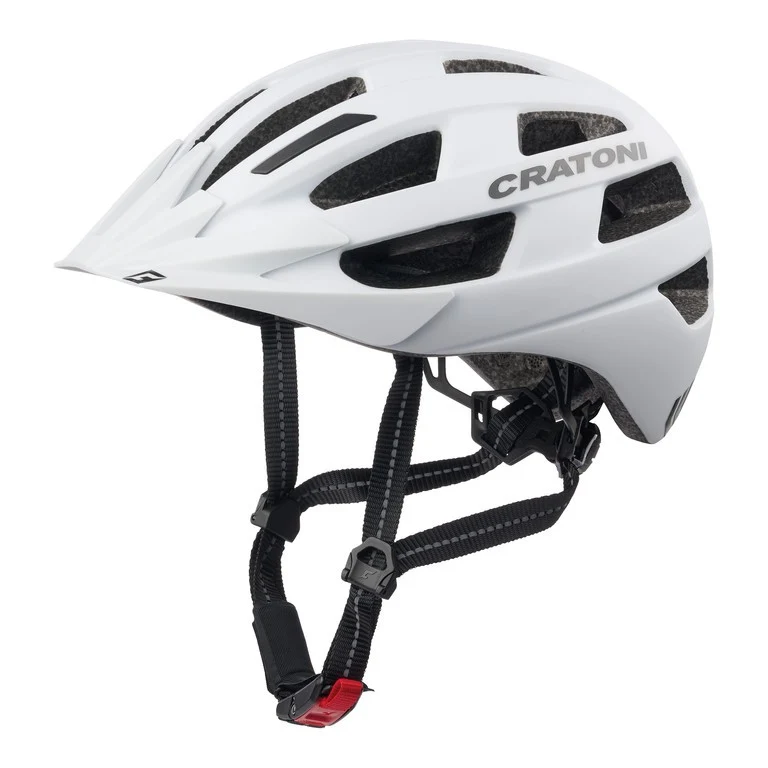 Cratoni weiß matt, Fahrradhelm Cratoni Velo-X (City)