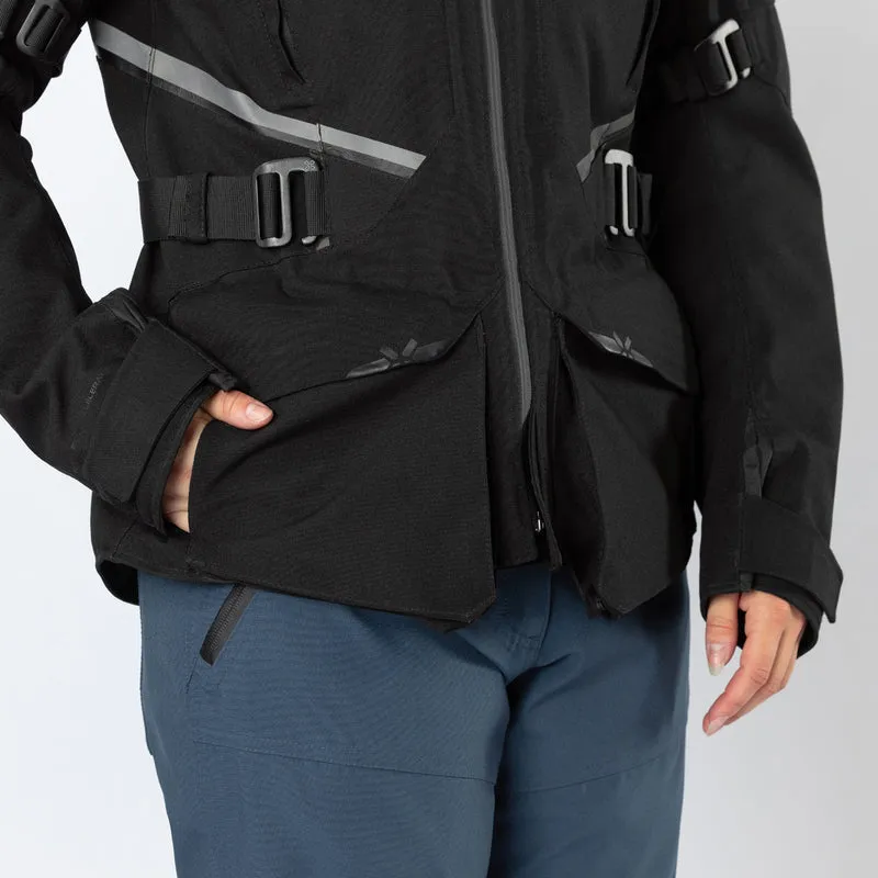 Damen Tourster-STX 1.0 Laminatjacke schwarz