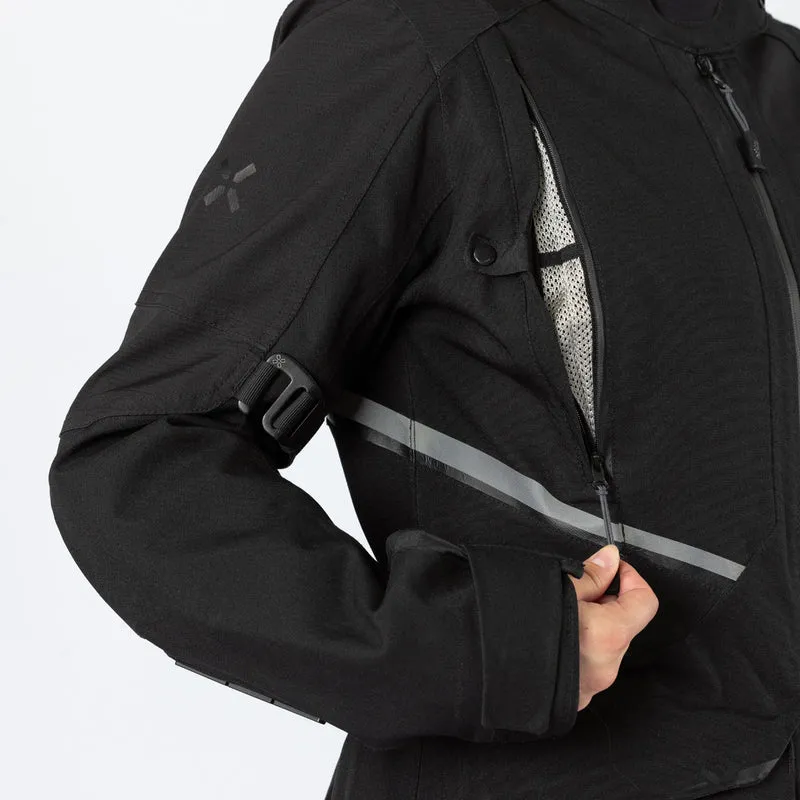 Damen Tourster-STX 1.0 Laminatjacke schwarz