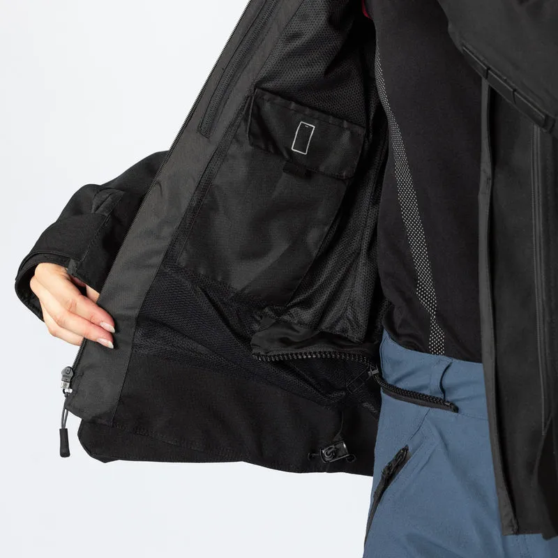 Damen Tourster-STX 1.0 Laminatjacke schwarz