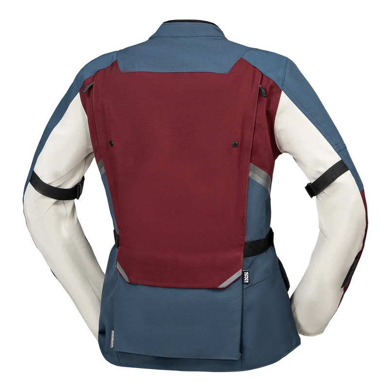 Damen Tourster-STX 1.0 Laminatjacke - weinrot-blau-cool grey