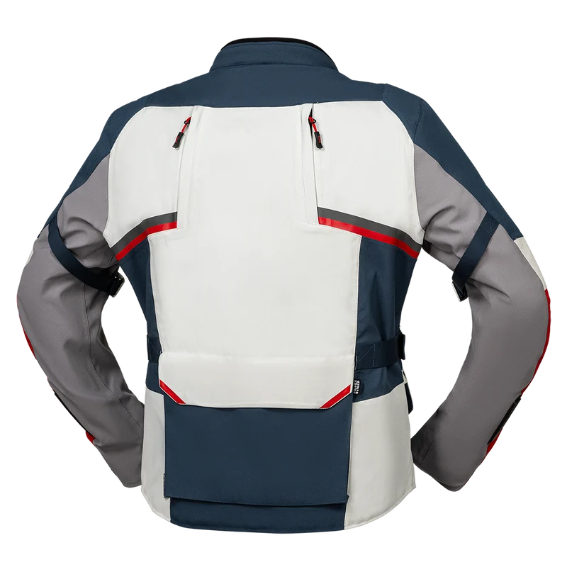 Tourster-STX 1.0 Laminatjacke hellgrau-blau-rot