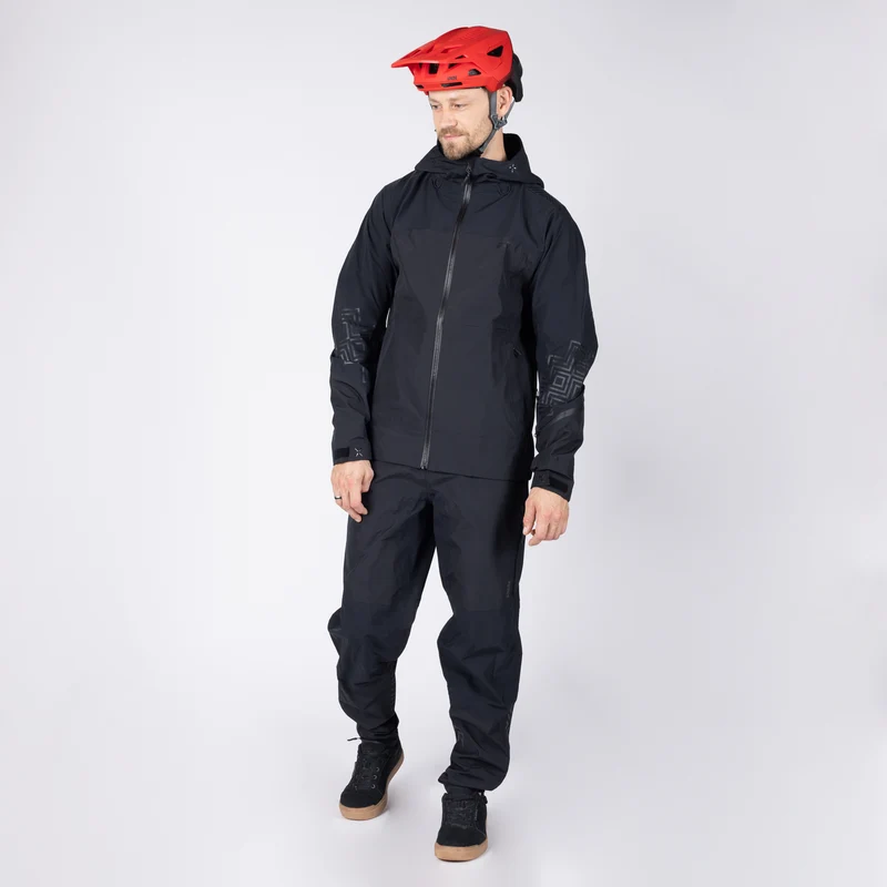 AW 1.0 Laminatjacke - schwarz