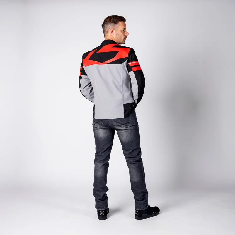 Rapid-STX 2.2 Laminatjacke - dunkelgrau-schwarz-rot