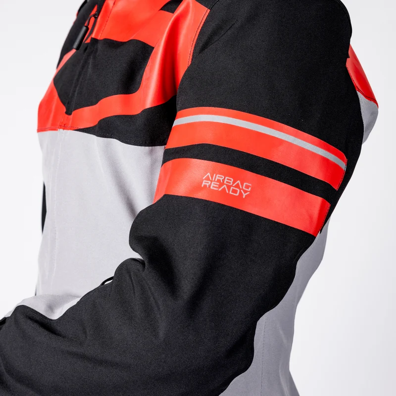 Rapid-STX 2.2 Laminatjacke - dunkelgrau-schwarz-rot