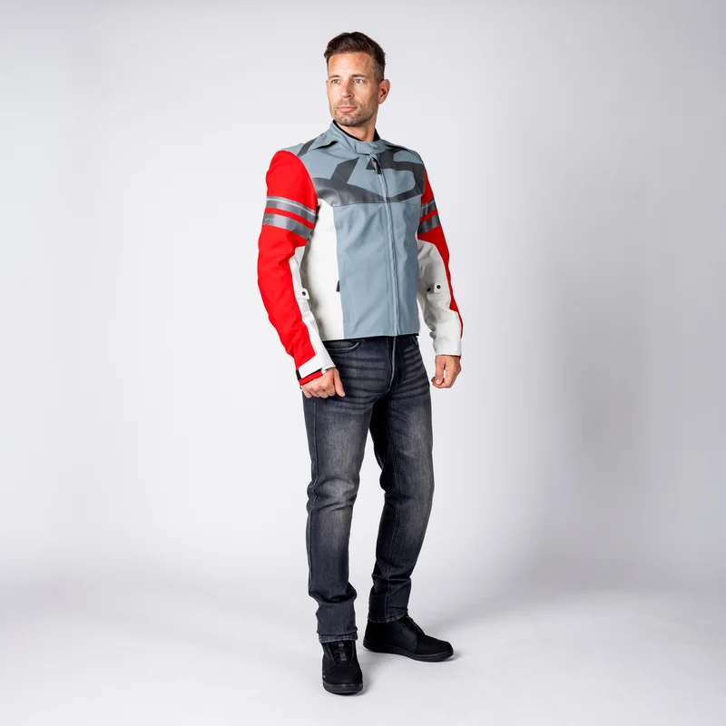 Rapid-STX 2.2 Laminatjacke - blau grau-rot