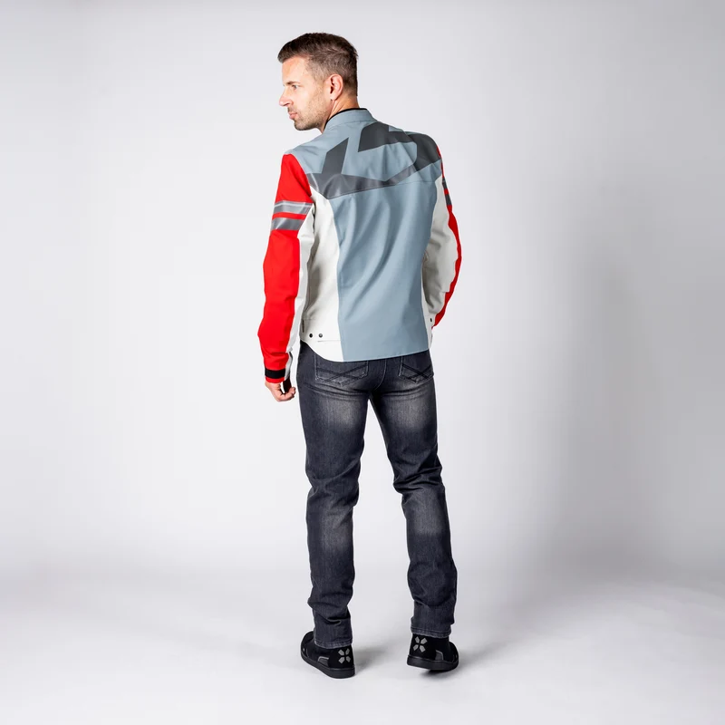 Rapid-STX 2.2 Laminatjacke - blau grau-rot