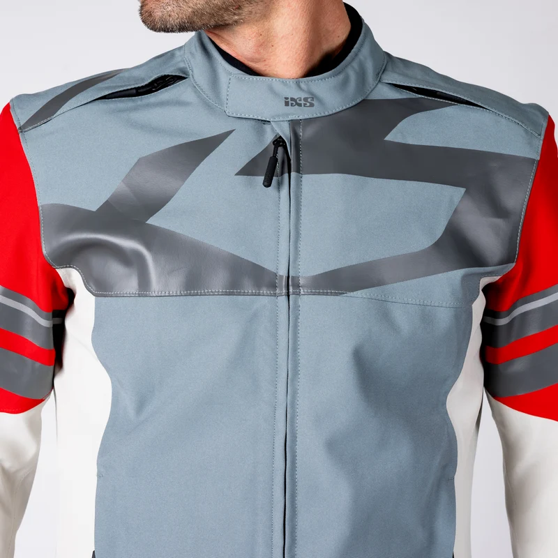 Rapid-STX 2.2 Laminatjacke - blau grau-rot