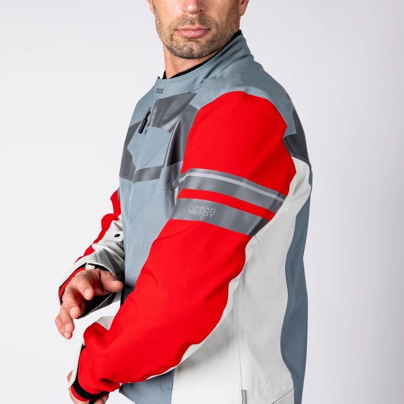 Rapid-STX 2.2 Laminatjacke - blau grau-rot
