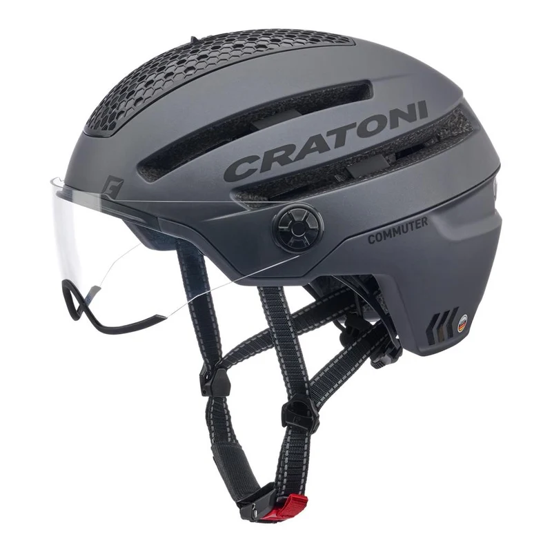 Cratoni dunkelgrau matt, Fahrradhelm Cratoni Commuter