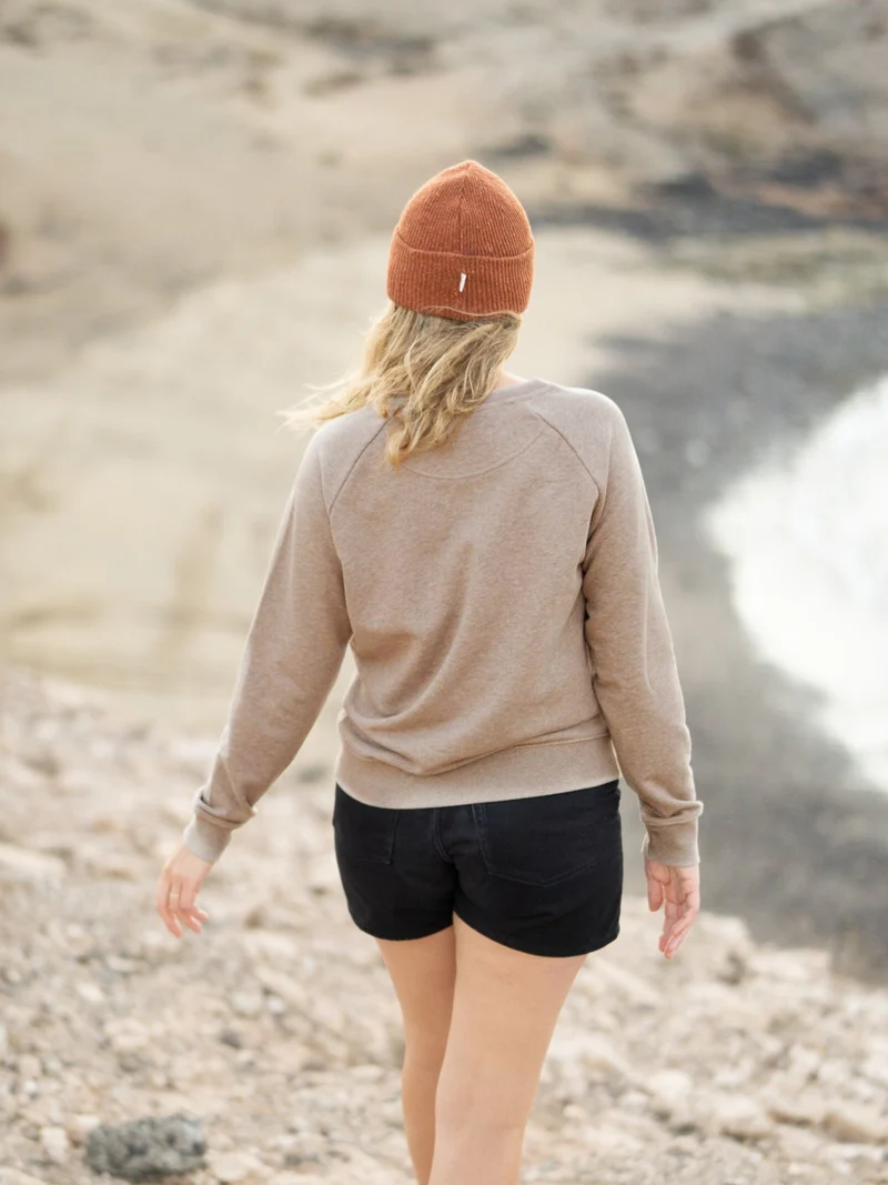 Frauen fux Pullover - beige meliert
