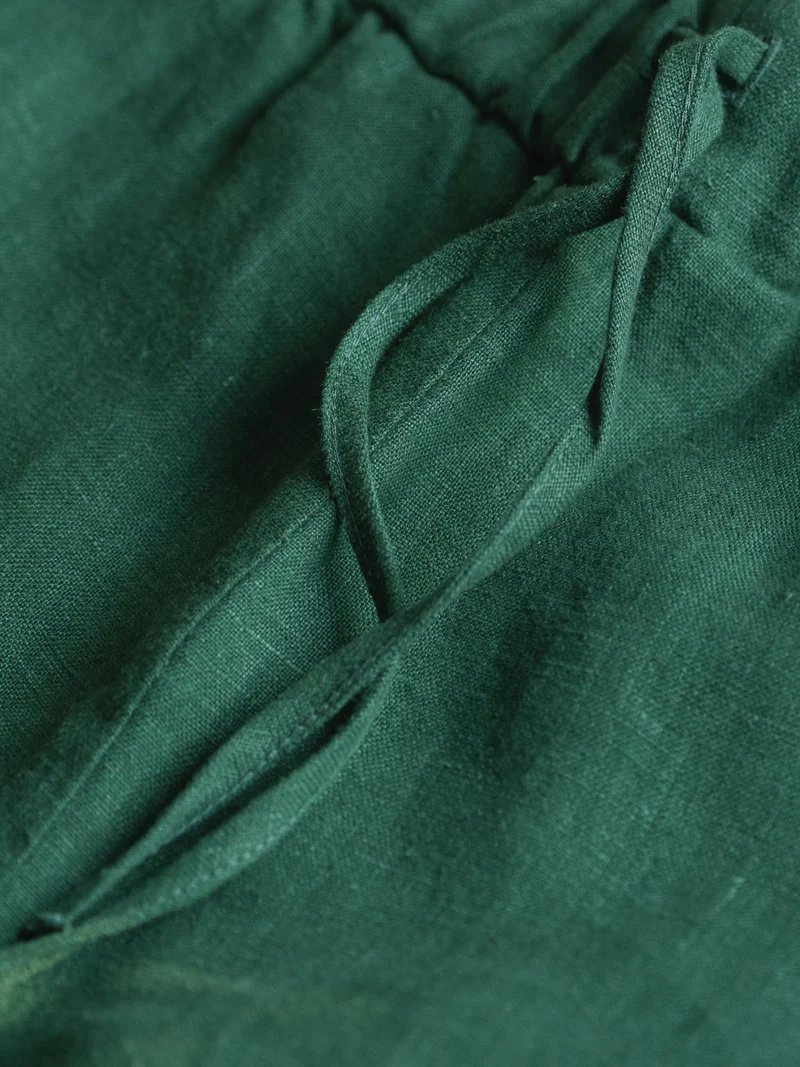 Frauen Leinenhose - grün