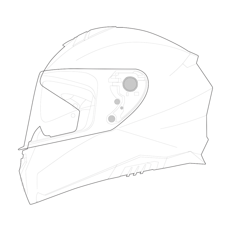 Venture 1.0 Klapphelm Pinlockscheibe DKS518 MaxVision - klar