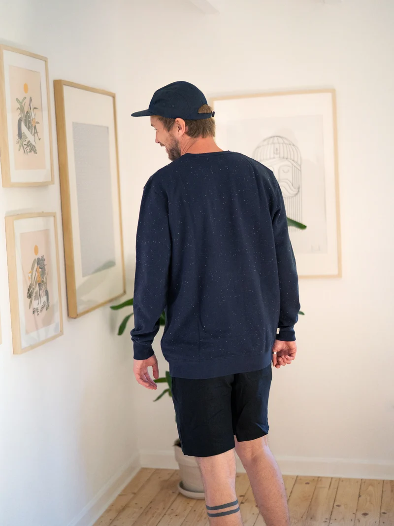 Männer fux Pullover - navy neps