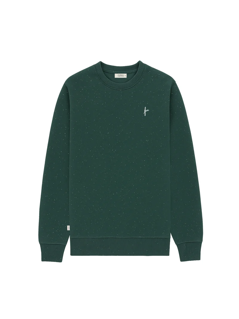 Männer fux Pullover - grün neps