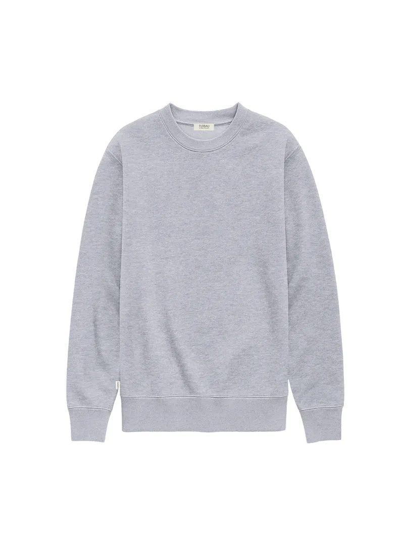 Männer Basic Sweater - graumeliert