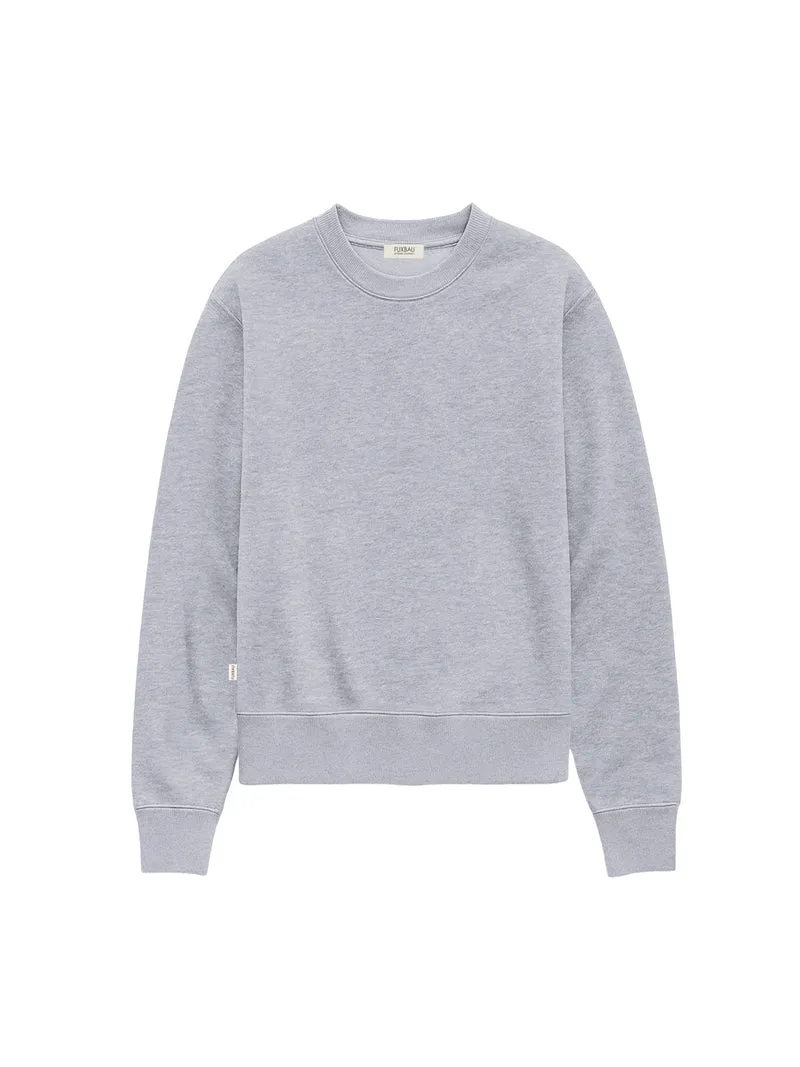Frauen Basic Sweater - graumeliert