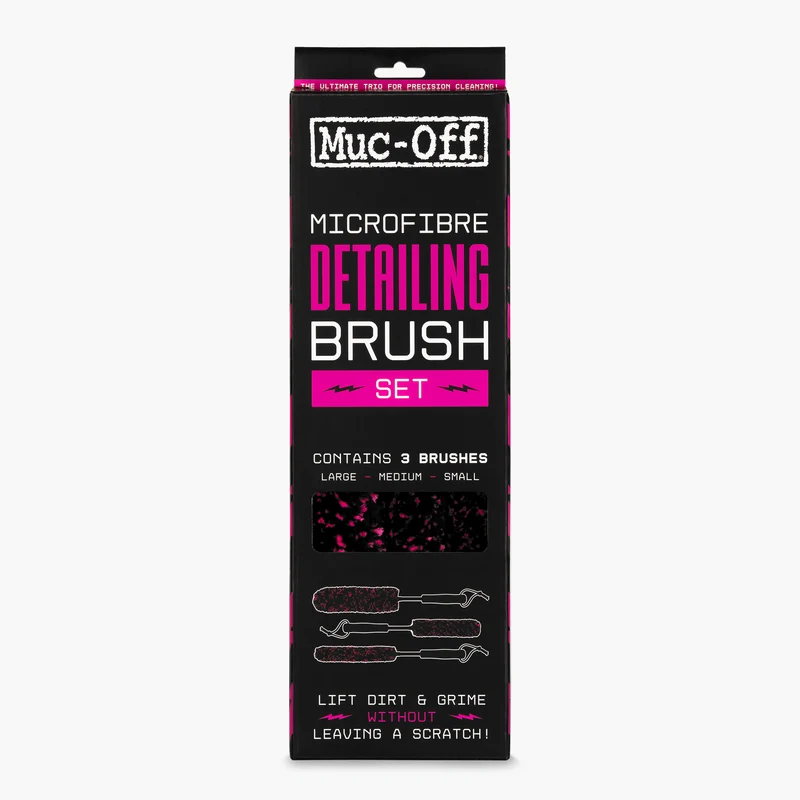 Microfibre Detailing Brush Set x 3