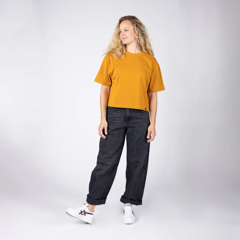 Brand 1.0 WMS Tee - ochre braun