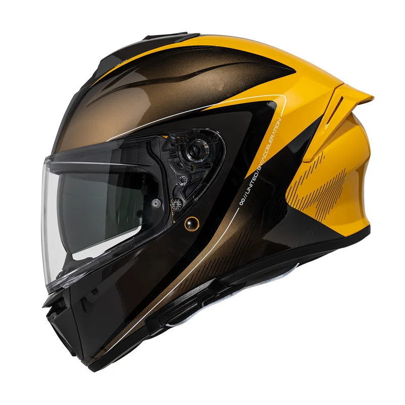 Rapid 1.0 Graphic Integralhelm - mango-anthrazit