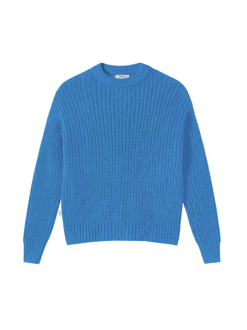 4Seasons Frauen Strickpullover - blau