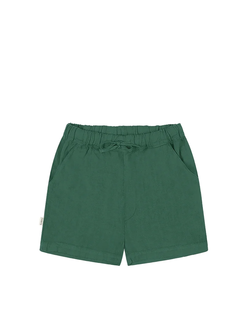 Männer Leinenshorts - grün