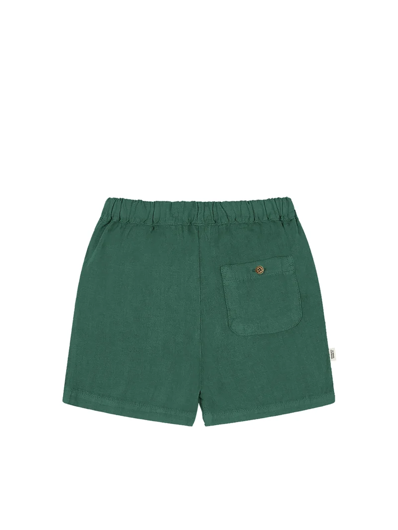 Männer Leinenshorts - grün