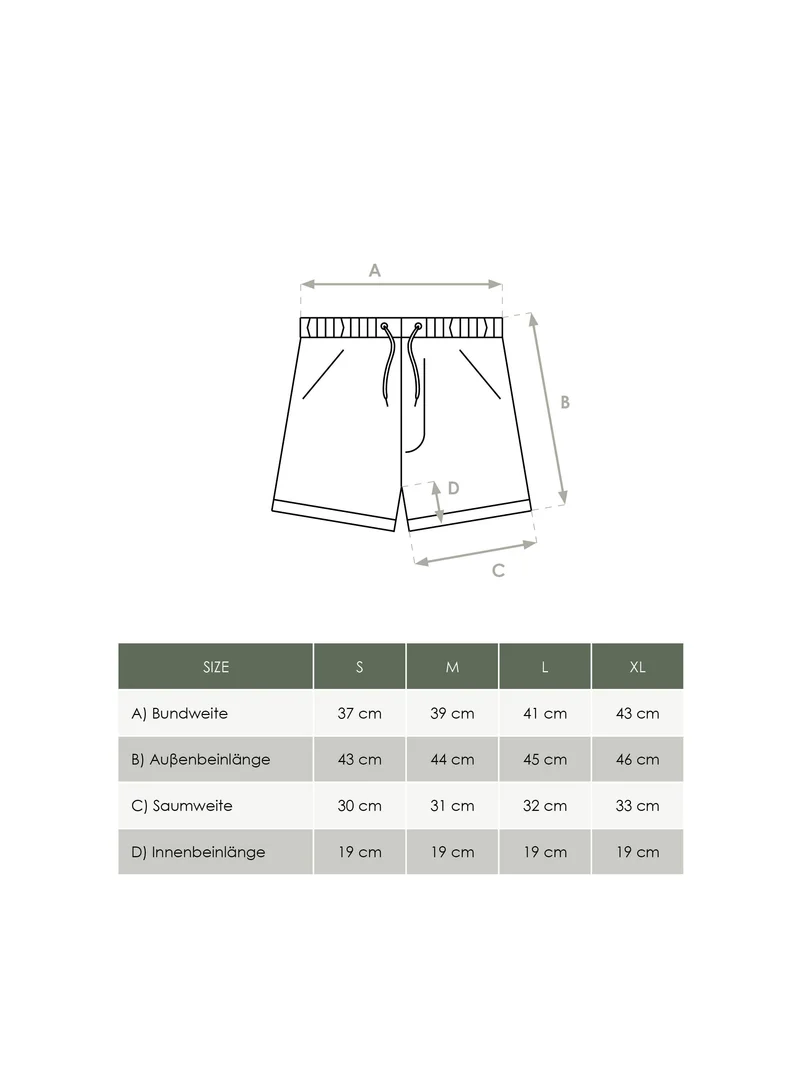 Männer Leinenshorts - sienna