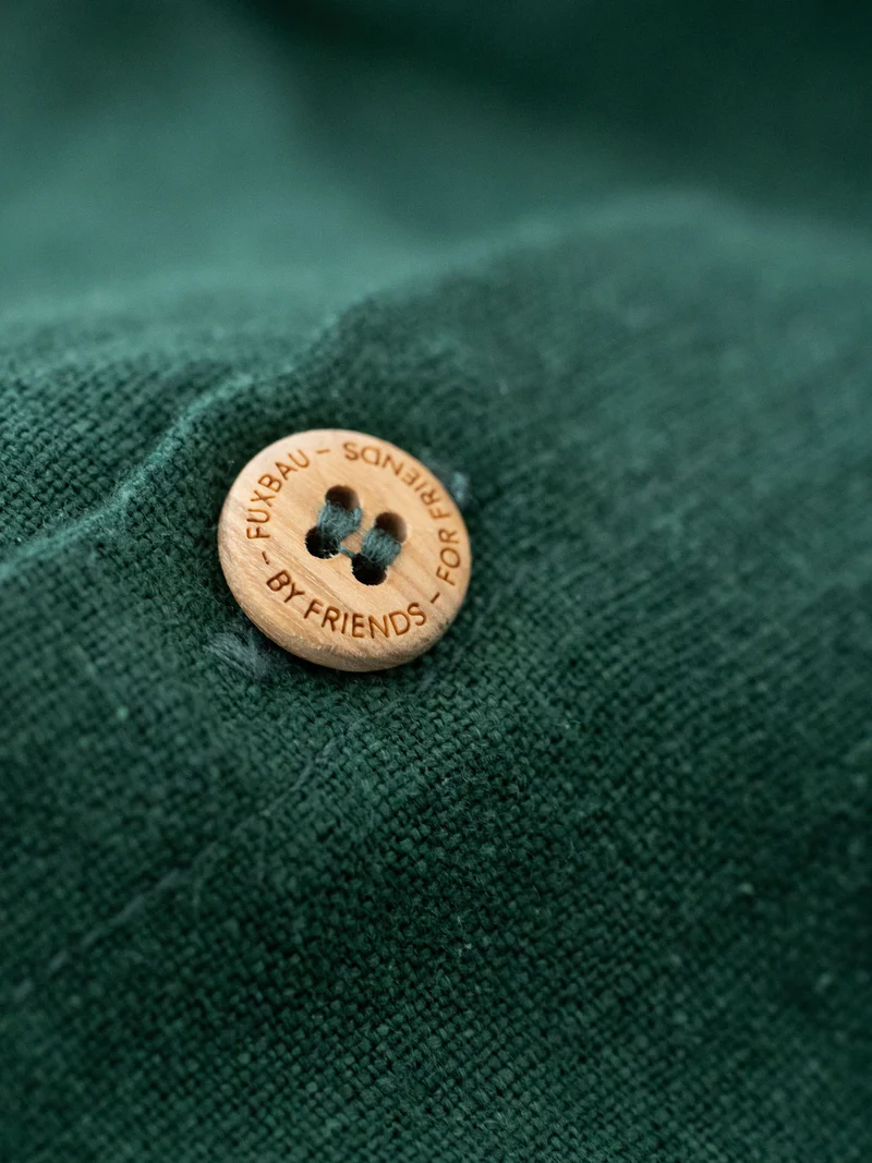 Männer Leinenshorts - grün