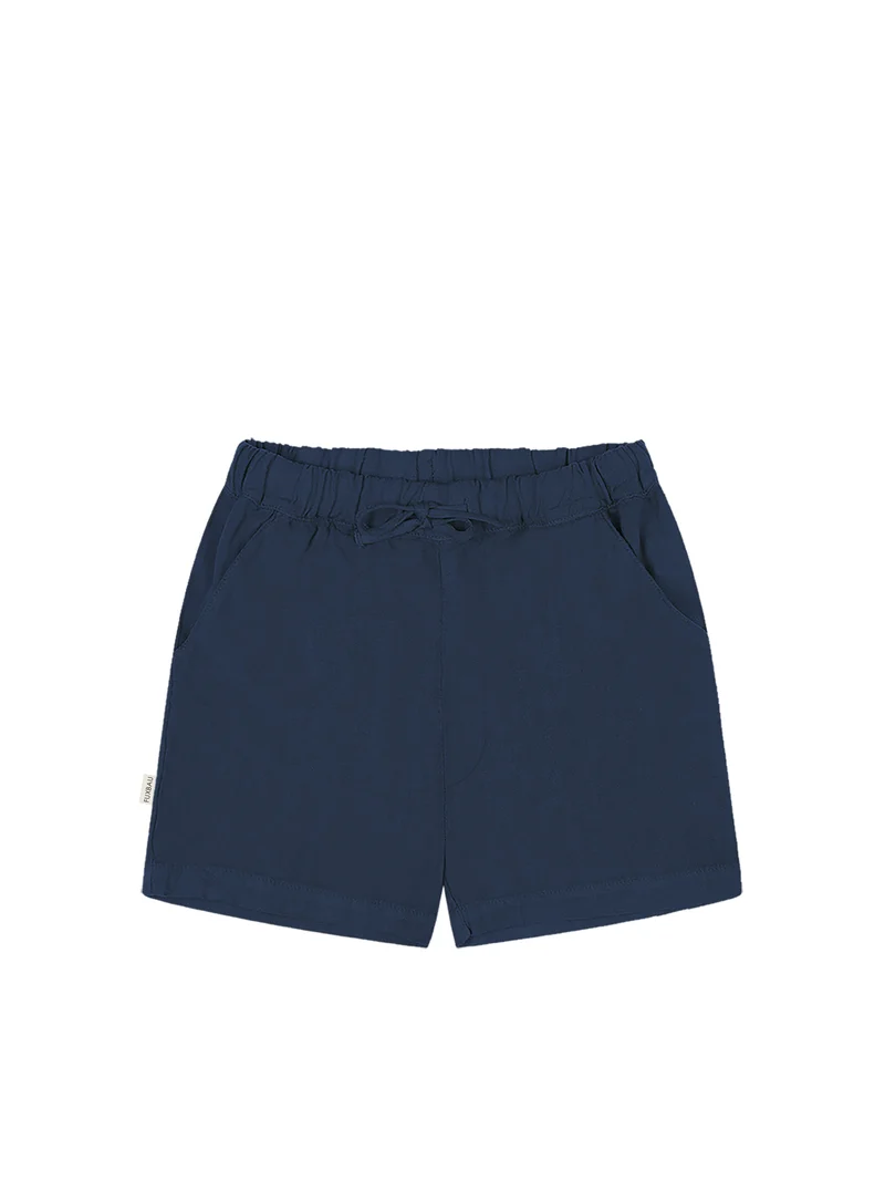 Männer Leinenshorts - navy