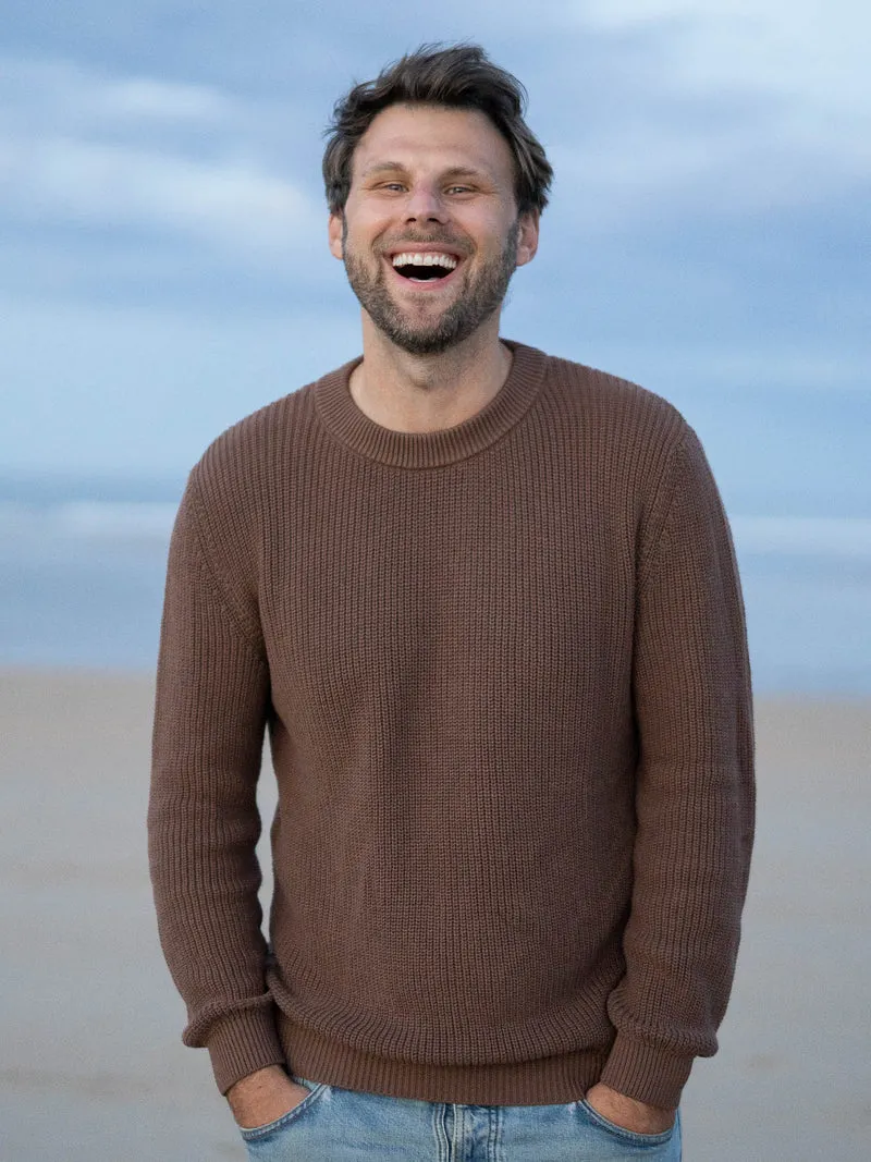 4Seasons Männer Strickpullover - braun