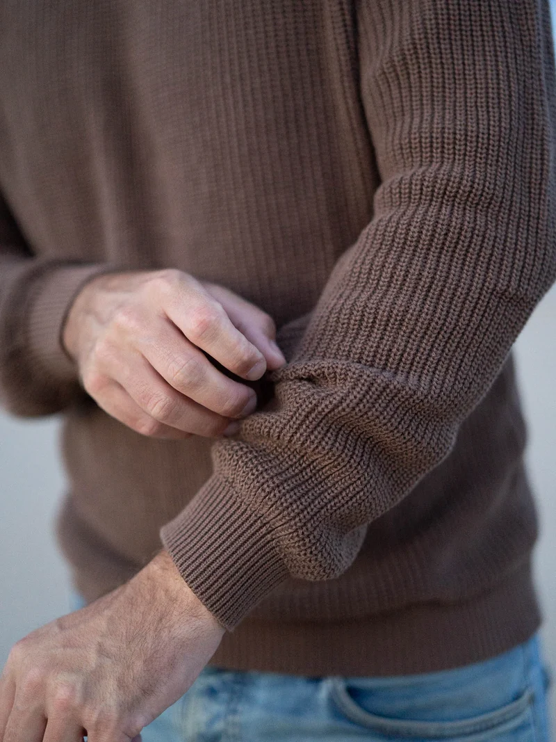 4Seasons Männer Strickpullover - braun