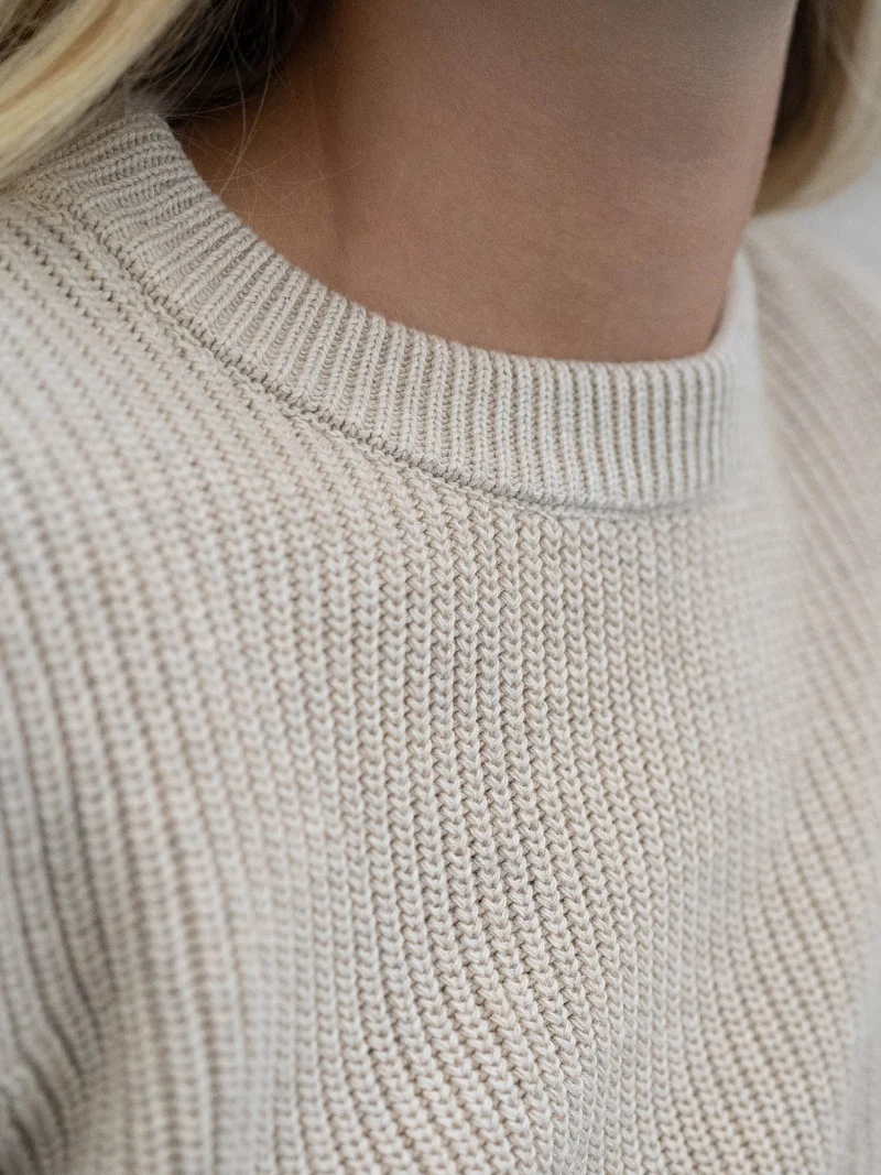 4Seasons Frauen Strickpullover - beigemeliert
