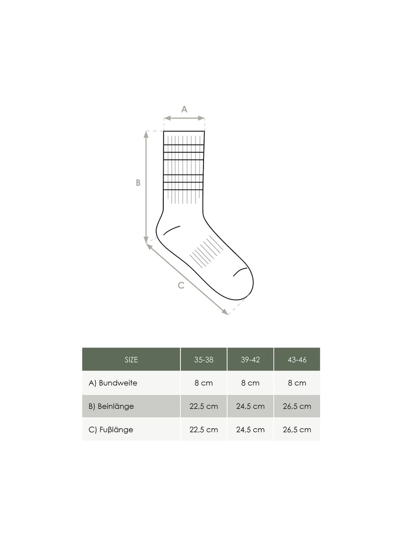 Retro Tennissocken - blau creme