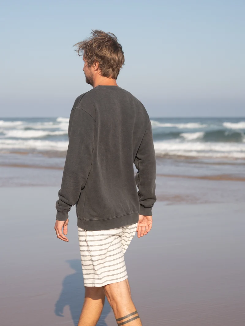 Männer Stay Salty Sweater - salzschwarz