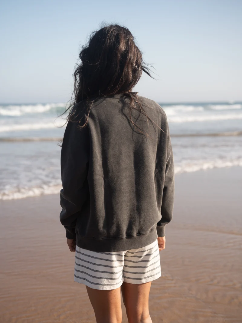 Frauen Stay Salty Sweater - salzschwarz