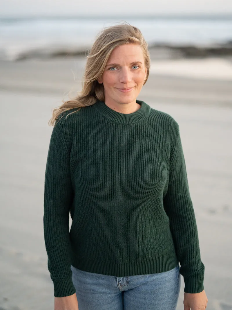 4Seasons Frauen Strickpullover - waldgrün