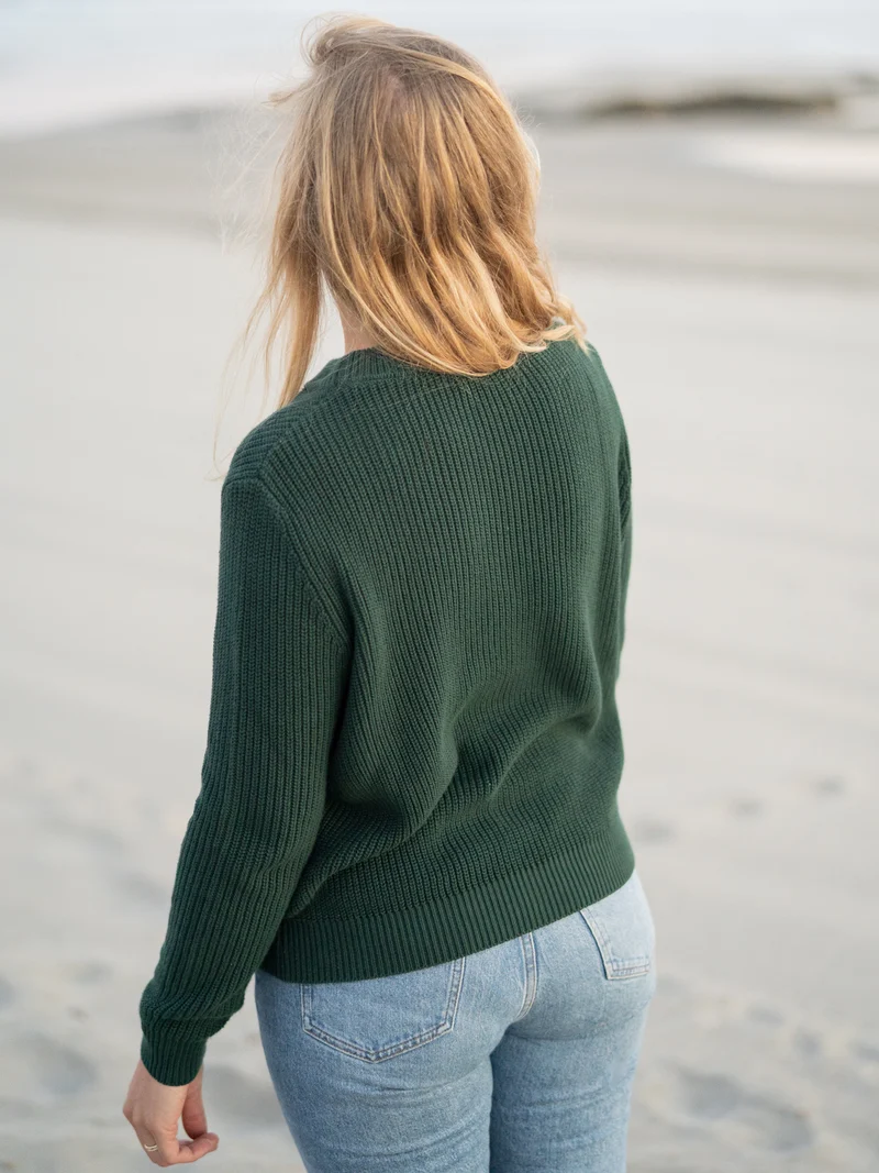 4Seasons Frauen Strickpullover - waldgrün