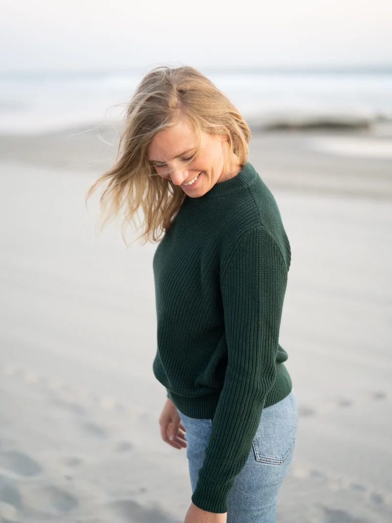 4Seasons Frauen Strickpullover - waldgrün