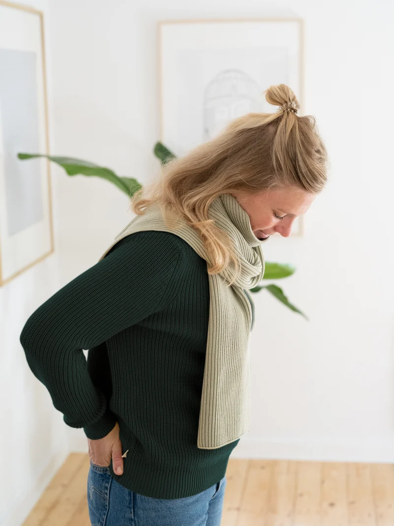 4Seasons Frauen Strickpullover - waldgrün